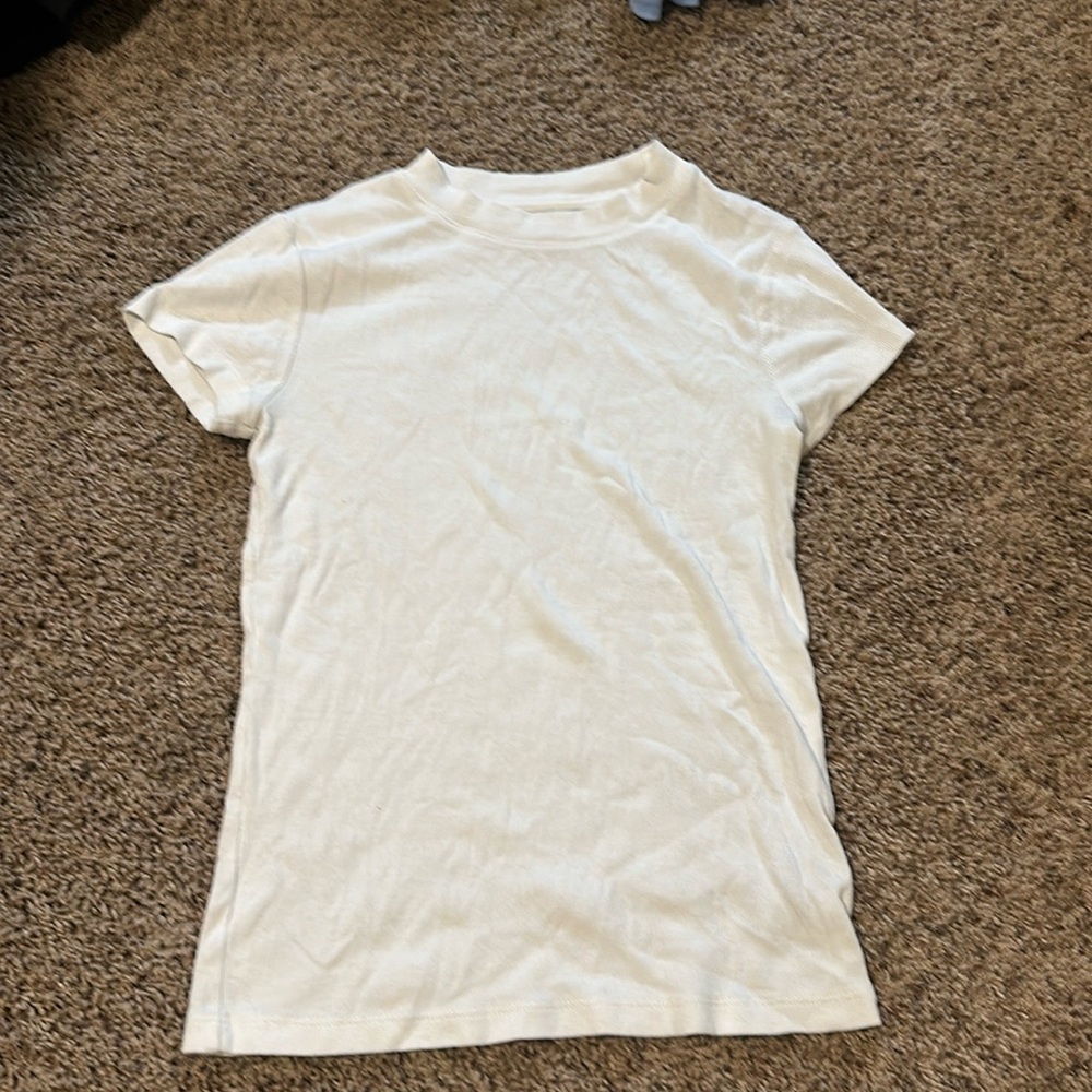 White a new day X small tee shirt